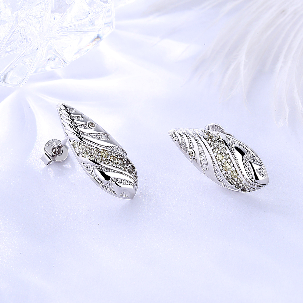 Filigree Artisan Citrine Earrings - Gallery 5