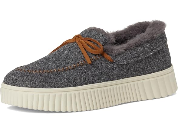 Skechers Women's Cozy Ojai Faux Wool Moccasin Slippers