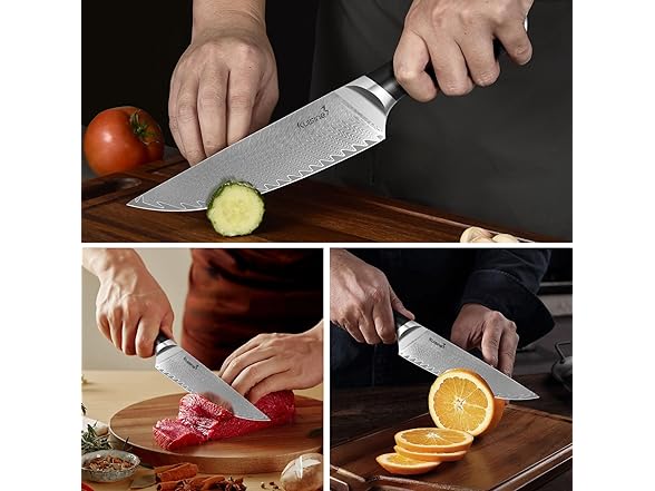 KUISINE Damascus Steel Kitchen Knife