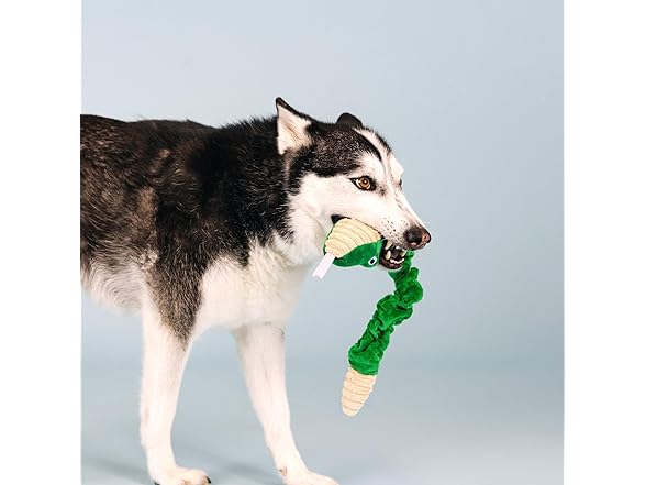 Hisses & Kisses Plush Dog Toy