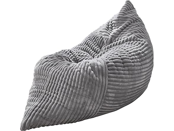3 in 1 Bean Bag Chair Grey