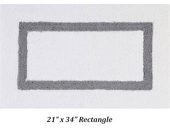 Better Trends 100% Cotton Hotel Collection Bath Mats