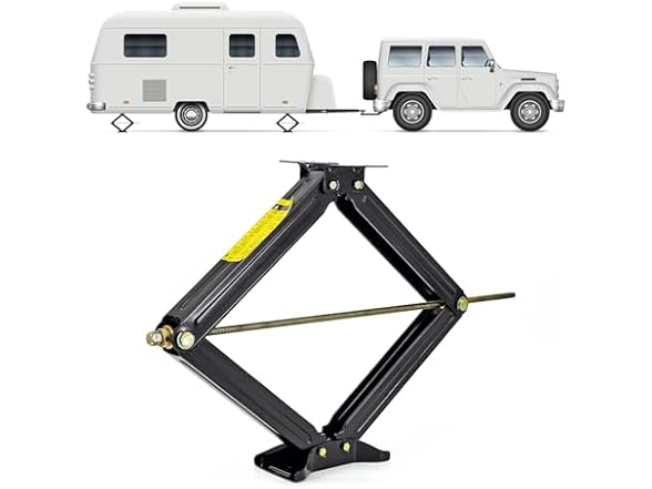 Cobra-Tek CBK-1030-PBK 5000 lbs Trailer Jack (30")