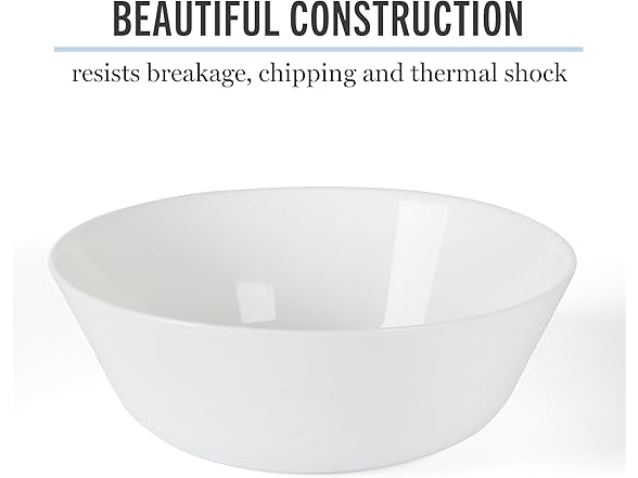 Martha Stewart Opalton 6-Piece  Soup and Cereal Bowls 