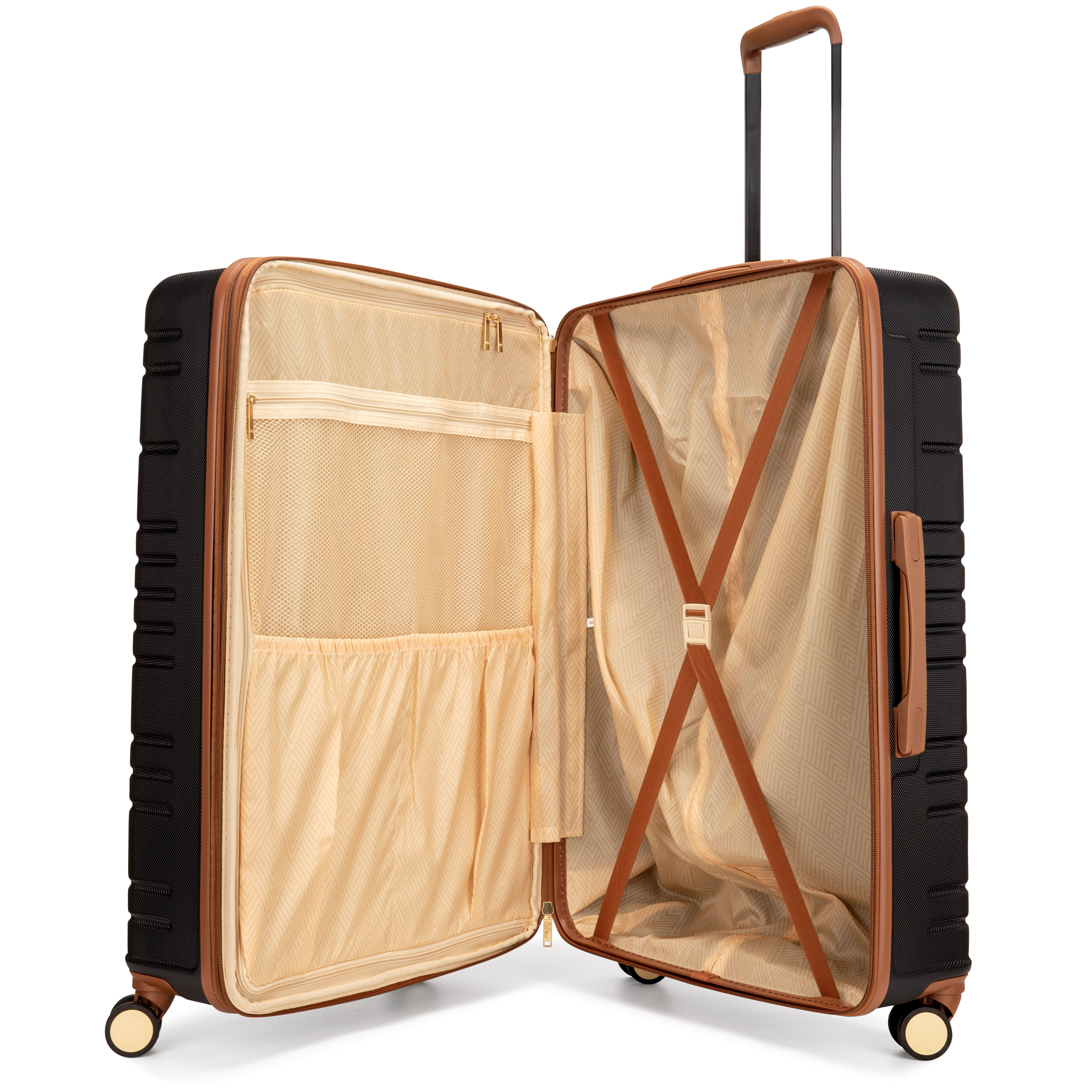 Brickell 3Pc Retro Spinner Luggage Set - Gallery 13