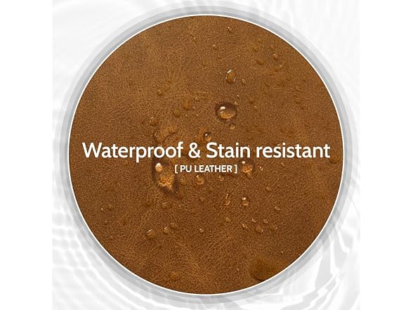 Immulize 30-Inch Round Storage Ottoman, Modern Button Circle (Open Box)