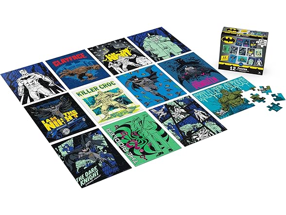Spin Master Games, DC Comics, Batman Puzzles 12-Pack
