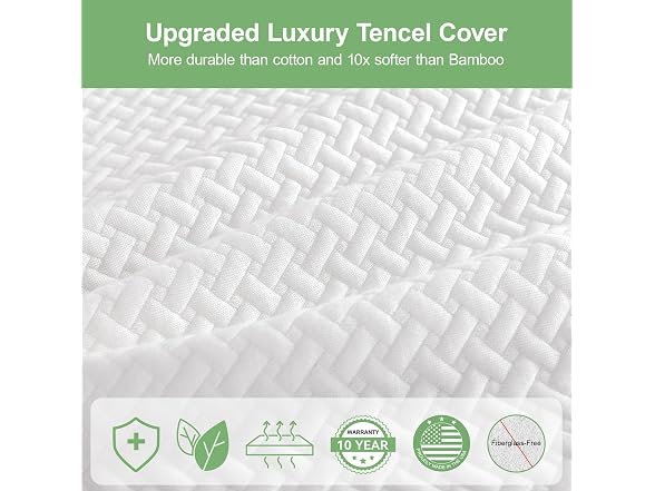 WEUP Full Size Memory Foam Mattress 10 Inch