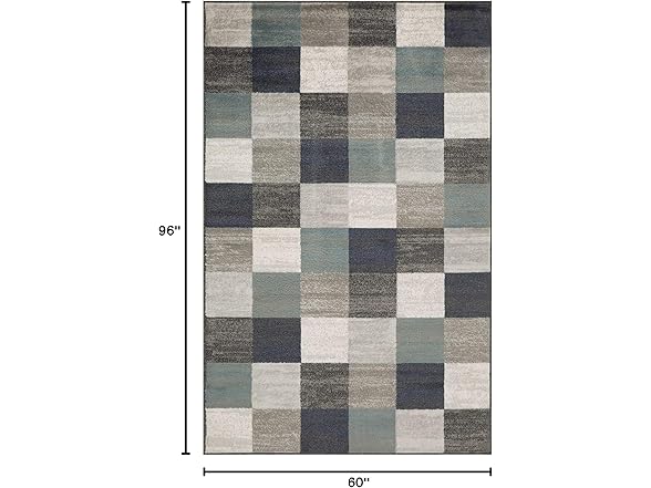 Superior Indoor Area Rug 5'x8' Rivulet