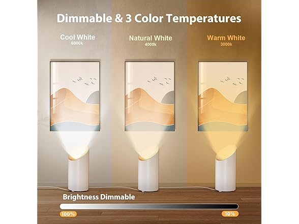 Brightown 2 Pack Uplights Indoor Floor Can Lights