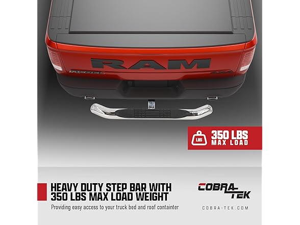 Cobra-Tek HS-008 36" Round Single Hitch Step -Choose Color