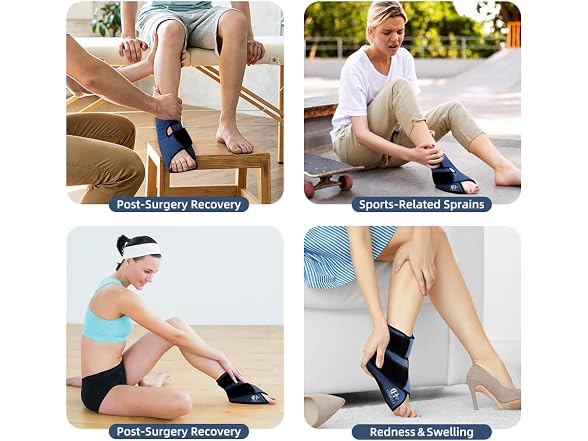 Conbella Ankle Ice Pack Wrap