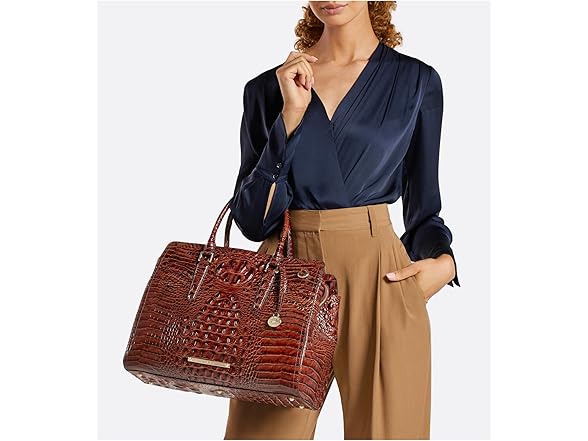 BRAHMIN Finley Carryall - Sugar Plum