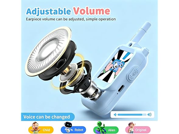 Video Walkie Talkies for Kids, 2 Pack