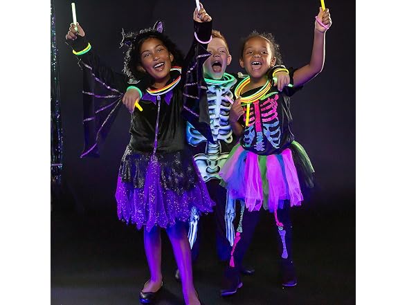 Fun Express Bulk Glow Stick Bracelets and Necklaces 75 Pack