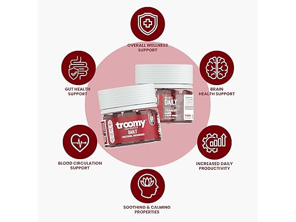 Troomy Daily 14 Mushroom Blend Gummie