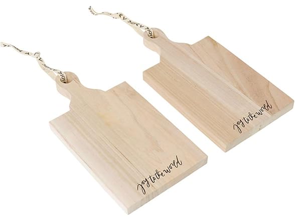 Santa Barbara Design Studio Paulownia Wood Charcuterie Set of 2