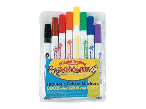 Fun Express Fabulous Fabric Markers (8Pc)