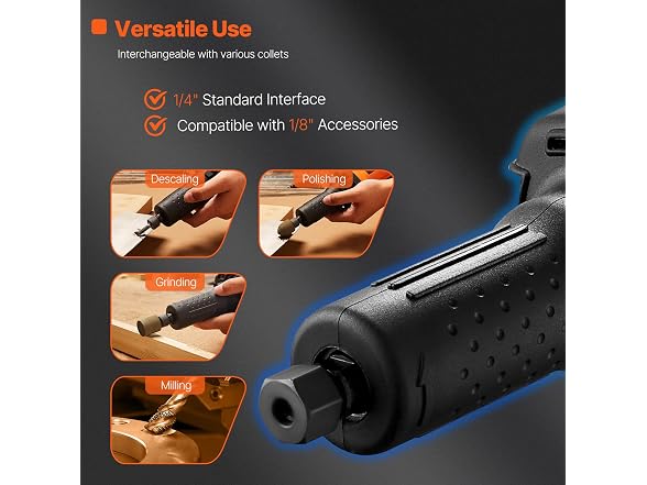 Die Grinder, 1/4" Collet Variable Speed
