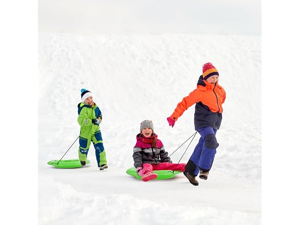 Superio Toboggan Snow Sled- 37” 12 Pack