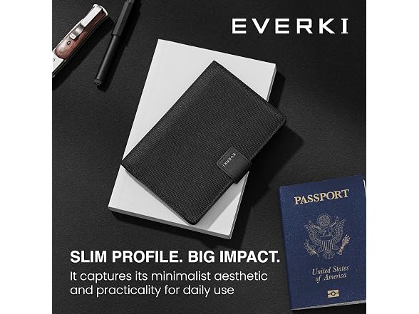 EVERKI RFID Blocking Passport Wallet Holder