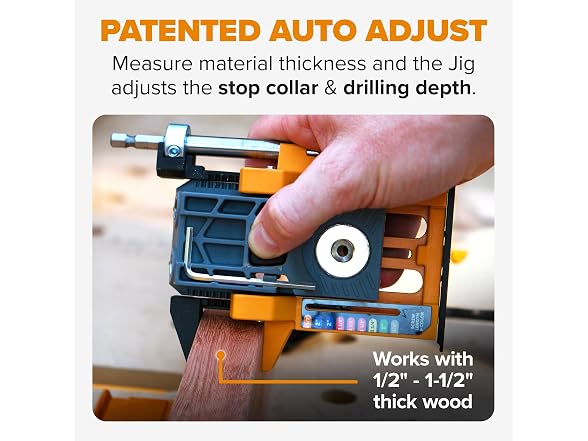 BORA Automatic Mini Pocket Hole Jig Kit - Gallery 3