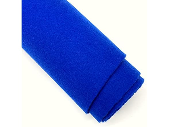Ice Fabrics Craft Felt Fabric by The Yard, Royal Blue