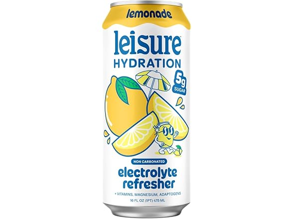 12PK Leisure Hydration Non-Carbonated Lemonade