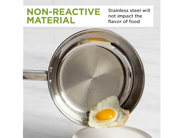 Ecolution Classic Stainless Steel Fry Pan