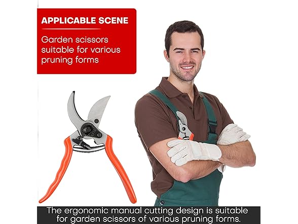 YIYITOOLS Pruning One-Hand Garden Shears