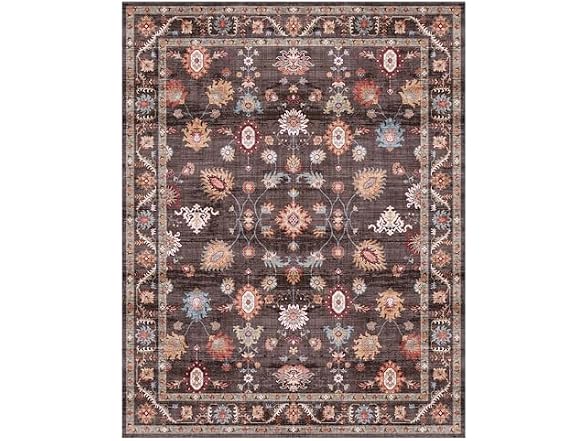 Gertmenian Washable Rug 9x13 Cspr Brown