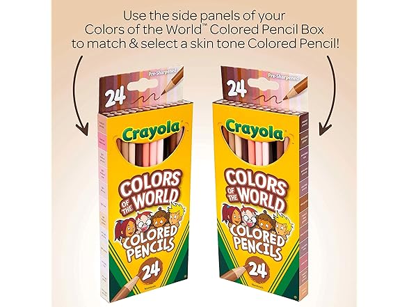 Crayola Colors of the World Colored Pencil Set