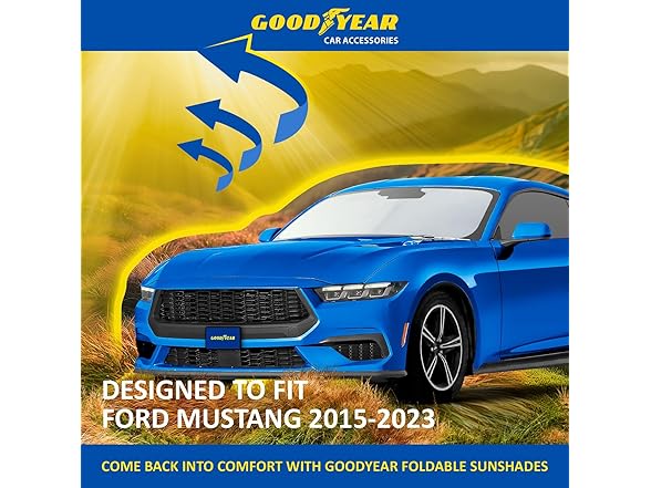 Goodyear Foldable Windshield Sunshade 