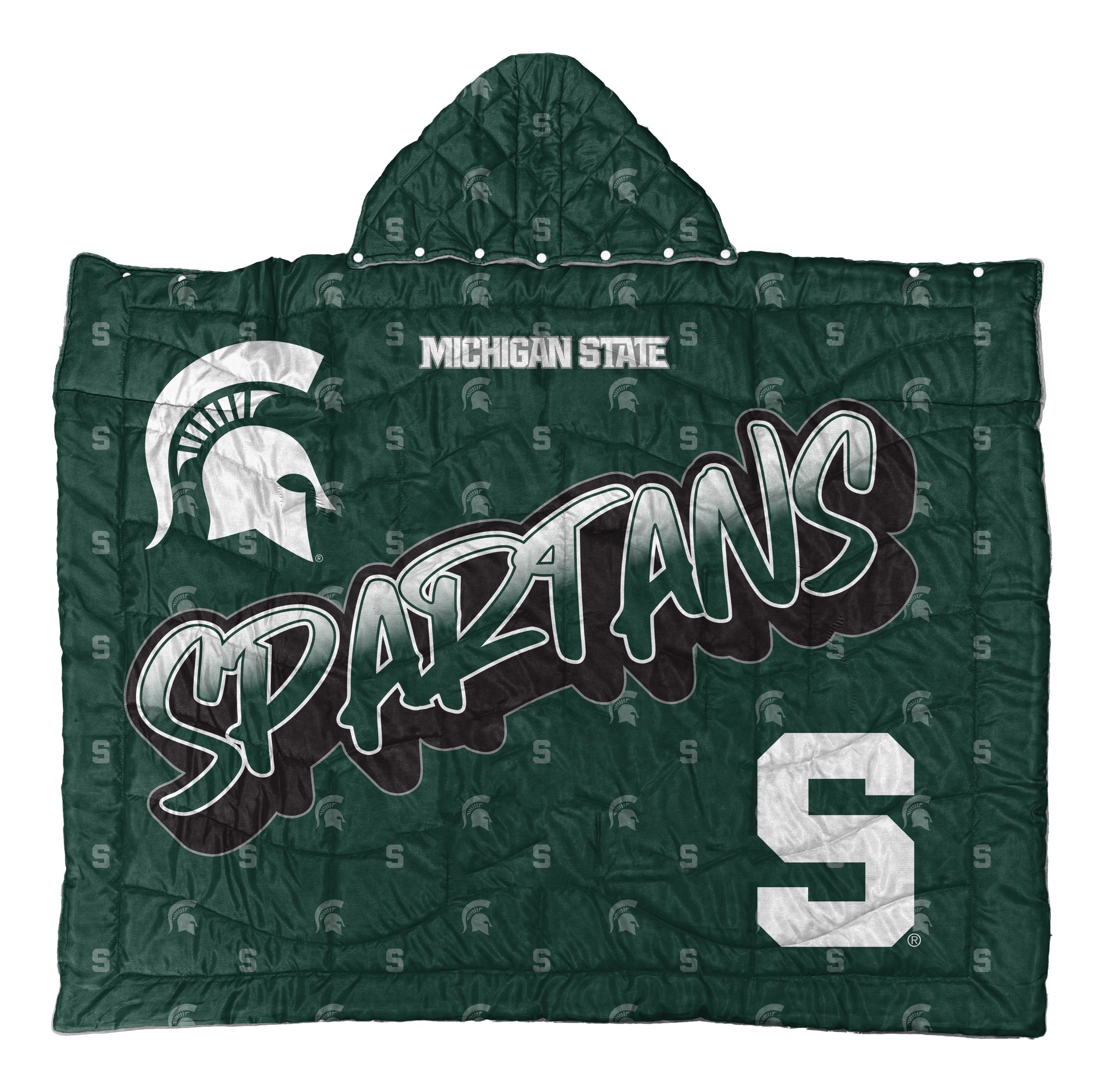 NCAA Hooded Cozy Cape Blanket (54 x 72) - Gallery 13