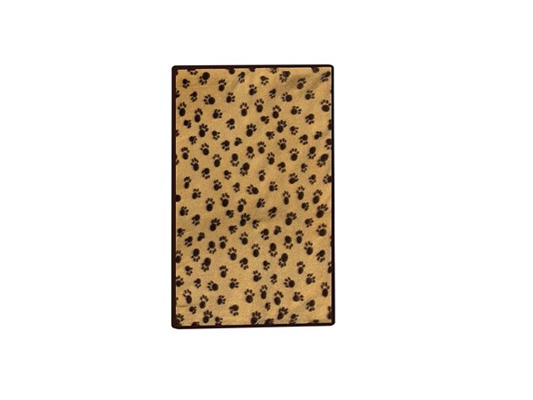 Milex Paw Print Dog Fleece Blanket