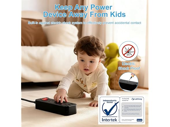 KEBEN Outdoor Waterproof Power Strip