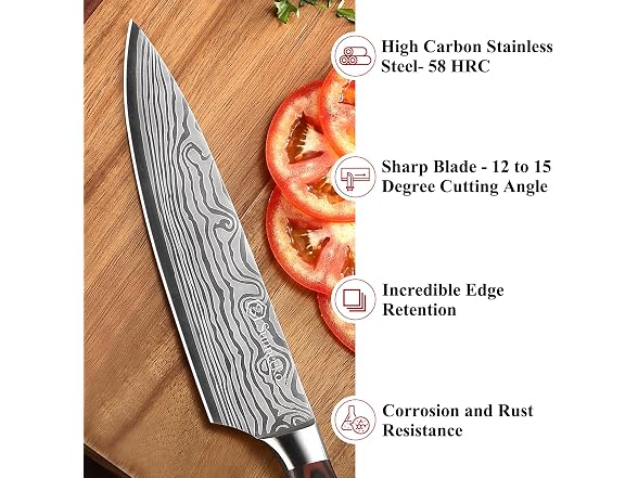 Sunnecko 8 Inch Kitchen Knife