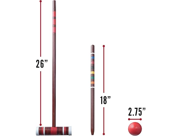 Franklin Sports 6 Player Family Croquet Set