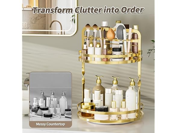 360 Rotating Makeup Organizer