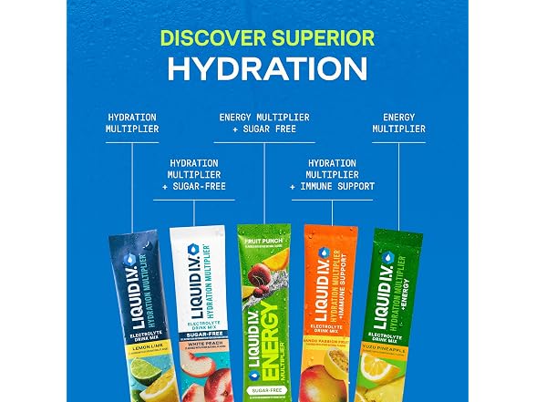 Liquid IV Sugar Free Variety Hydration Mix 16ct