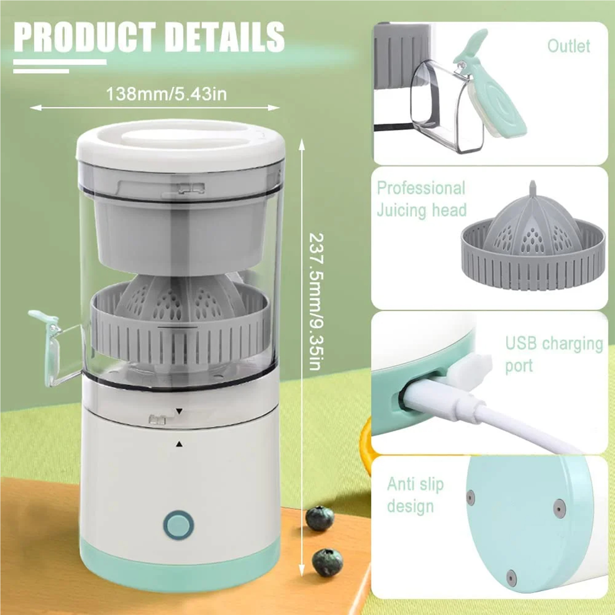 Cordless Mini Juicer - Gallery 17
