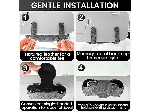 Alllake Sunglass Holder for Car