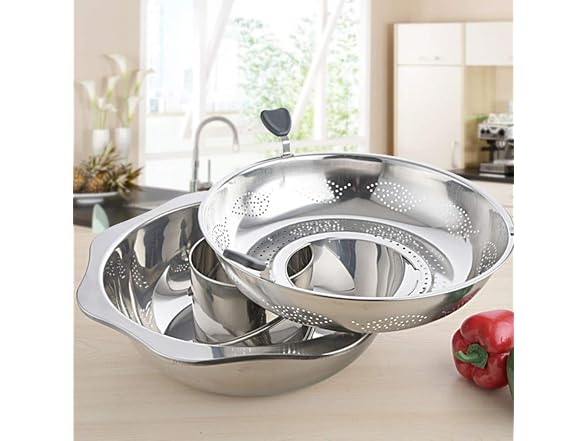 HEMOTON Hot Pot with Divider for Induction P