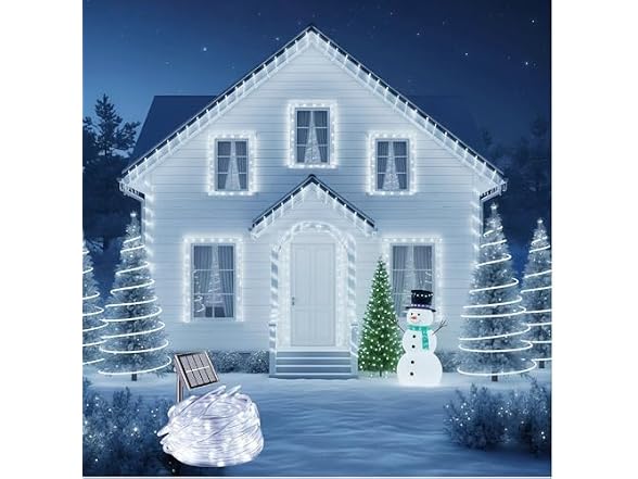 LightSeek 33FT Solar Rope Lights 8-Mode