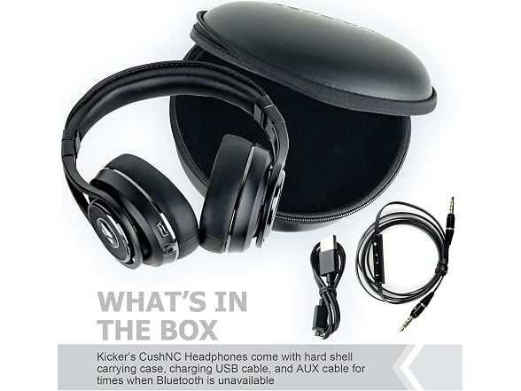 Kicker CushNC Over-Ear Bluetooth