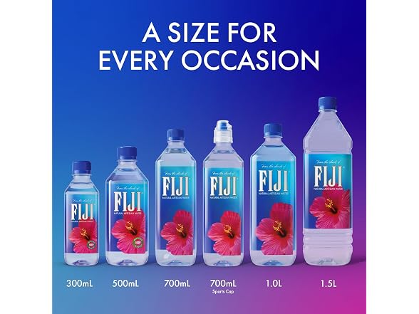 FIJI Artesian Bottled Water 16.9 oz Pack of 24