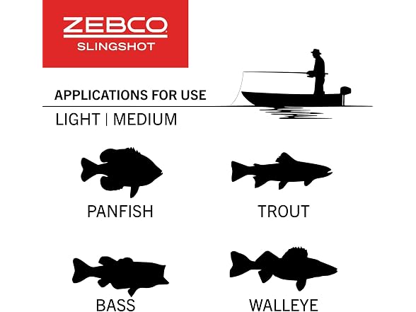 Zebco Slingshot Spinning Rod & Reel Combo, Red