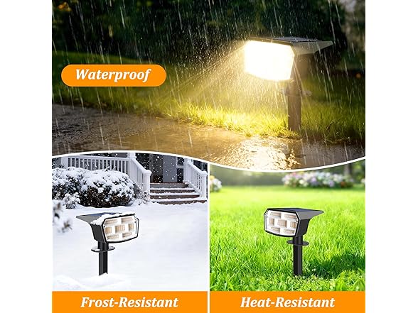 Sucolite 6-Pack Solar Spot Lights, Warm White