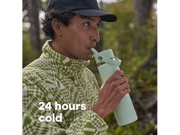 Hydro Flask Wide Mouth Flex Straw Lid 40oz - Tan