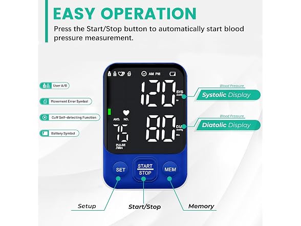 Oklar FDA Cleared Blood Pressure Monitor - Gallery 3